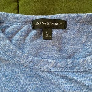 Banana Republic linen tee men’s sz M